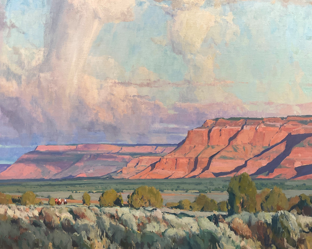 Case, G. Russell, 15A, "Riders on Juniper Flats"