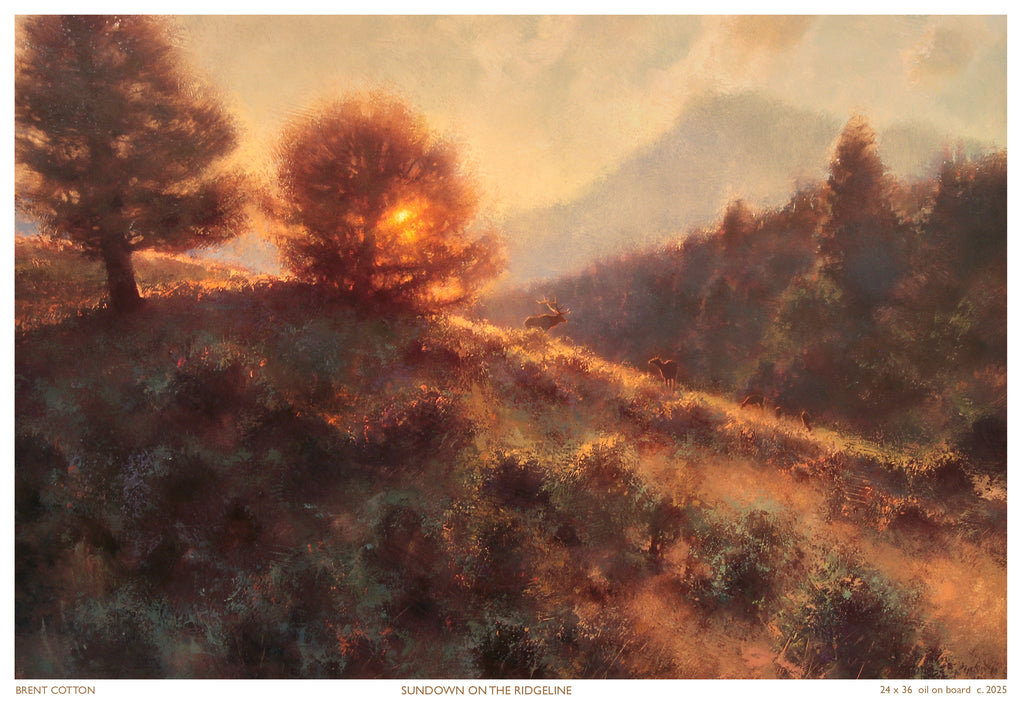 Cotton, Brent, 22A, "Sundown on the Ridgeline"