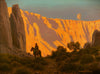 McGurl, Joseph, SOLD - 46SW, "Cowboy Sunset"