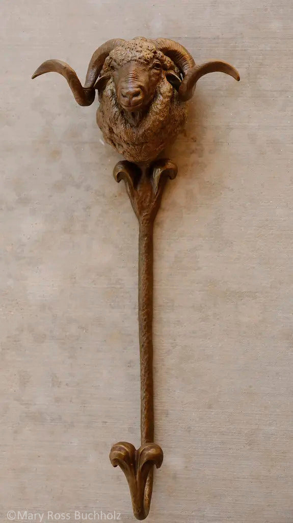 Buchholz, Mary Ross, 9C, "Sheep Buck Hat Hook"