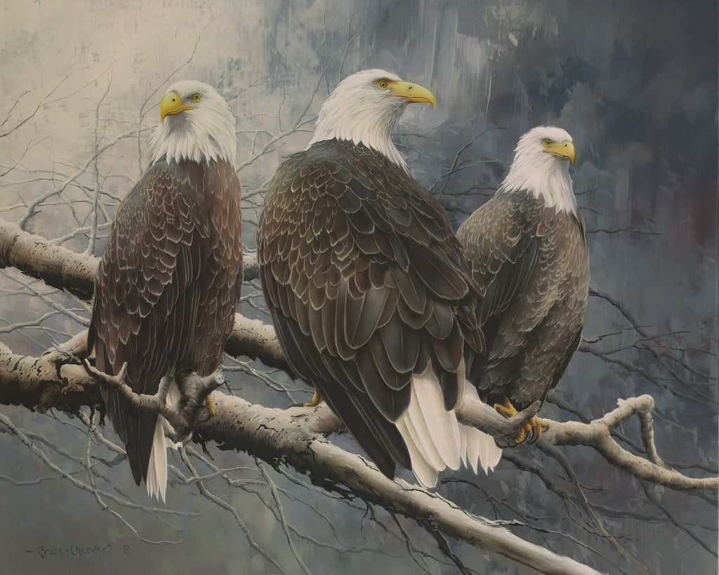 Cheever, Bruce. 12E, "Winter Perch", 2022