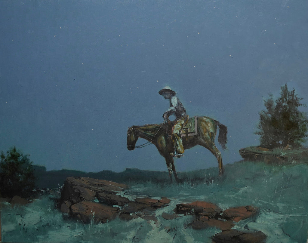 Untiedt, Michael Ome. 74B, "Night Herd with Starry Sky", 2021