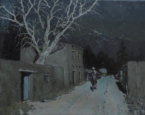 Untiedt, Michael Ome. 74C, "Study, Blue Door by Moonlight", 2023
