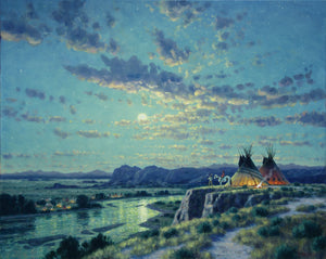 Van Beek, Randy. 75B, "Apache Sentinels on the Rio Grande", 2022